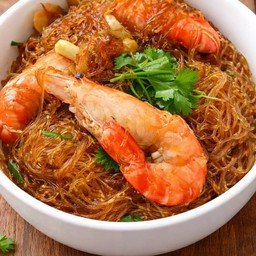 กุ้งอบวุ้นเส้น