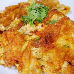 ข้าวไข่เจียวกุ้งสับ