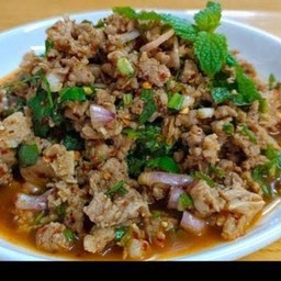 ลาบเนื้อคั่ว/ดิบ