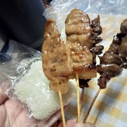 หมูปิ้ง ตับไก่ปิ้ง แยกโรงไม้