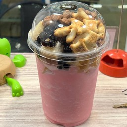 นมชมพูปังเย็น