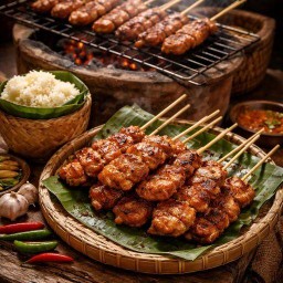 หมูปิ้งโบราณ สูตรคุณยาย สาขา1หมู่บ้านดิเอเทรียม