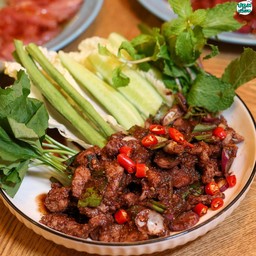 ก้อยเสือคั่ว