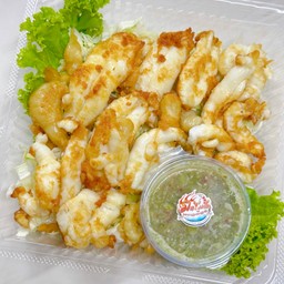 ไข่ปลาหมึกทอด L