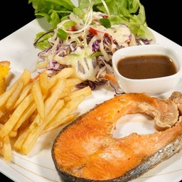 สเต็กปลาเซลม่อน