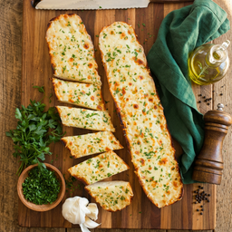 ขนมปังเนยกระเทียมกับชีส