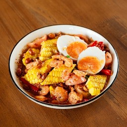 ตำข้าวโพดไข่เค็ม