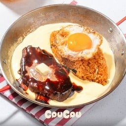 Cheesy Tonteki American Fried Rice
