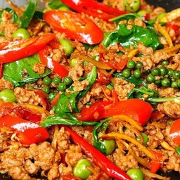 ผัดเผ็ดหมู