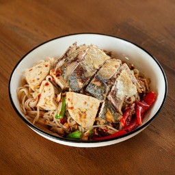 [อร่อยซ่ากับโค้ก] ตำขนมจีนปลาทู +  โค้ก ออริจินัล (กระป๋อง)