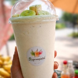 นมกล้วยหอมทองปั่น