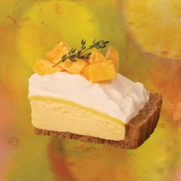 Mango Mochi Cheese Pie
