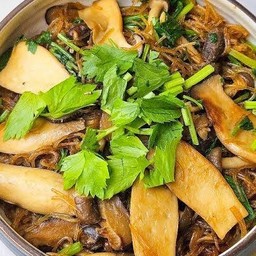 เห็ดออรินจิอบวุ้นเส้น