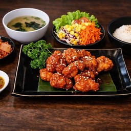 🌟ไก่คาราเกะโซลซอส (Karaage Chicken Korean)