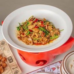 เนื้อผัดพริกดอง