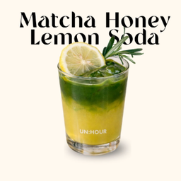 Matcha Honey Lemon Soda