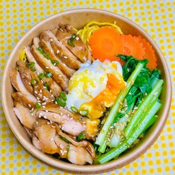 หมีทอดหมู ข้าวหมูทอด