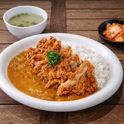 👍แกงกะหรี่ไก่ทอด (Fried chicken Curry)
