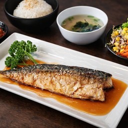 🌟ปลาซาบะย่างเทอริยากิ (Grilled Saba Teriyaki)