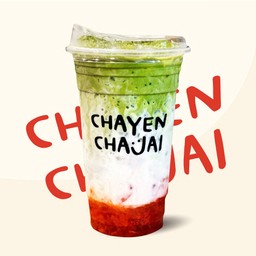 สตอเบอร์รี่ชาเขียวนมสด