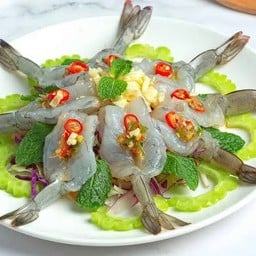 กุ้งแช่น้ำปลา