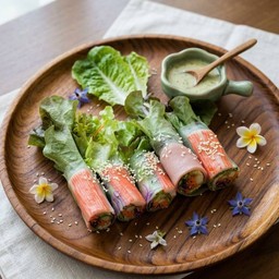 สลัดโรลเพื่อสุขภาพ