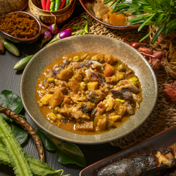 แกงไตปลาปลาดุกย่าง (S)