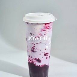 นมสดบลูเบอร์รี่ปั่น