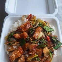Apple อาหารตามสั่ง ก๋วยเตี๋ยวหมู