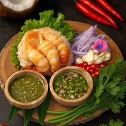 ข้าวกุ้งแกะ