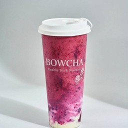 บลูเบอรี่สมูทตี้โยเกิร์ต