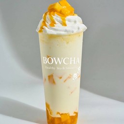 นมสดมะม่วงปั่น วิปครีม