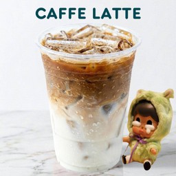 คาเฟ่ลาเต้เย็น