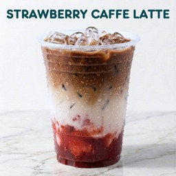 สตรอเบอร์รี่คาเฟ่ลาเต้