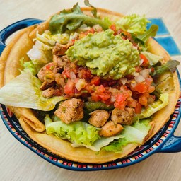 Chicken Tostada Salad