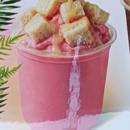 นมชมพูปังเย็น