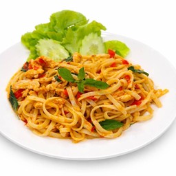 หมี่ยูนนานผัดกะเพรา