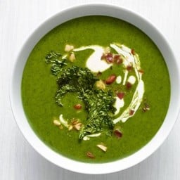 Cream of spinach soup