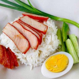 ข้าวหมูแดงสะพานเหลือง ตาคลี ตาคลี