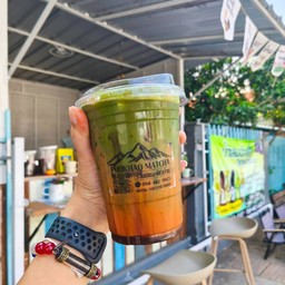 มัทฉะชาไทยน้ำตาลโตนด