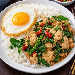 ข้าวผัดขี้เมาหมูชิ้น