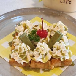 ปังปิ้งชาเขียววิป