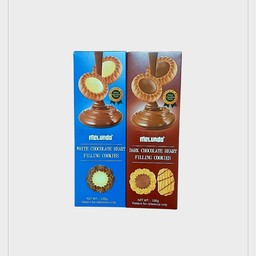 Melundoคุ้กกี้2กล่อง ดาร์กช็อกและไวท์ช็อก