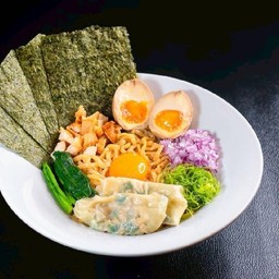 (豚肉不使用)特製冷製鶏まぜそば(No Pork)SpecialColdChickenMazesobaมาเซโซบะ ไก่เย็น