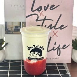 โยเกิร์ตสตรอเบอรี่ปั่น