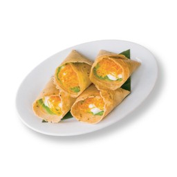 ทองม้วนสดกรอบ ไส้ครีมมะพร้าวฝอยทอง