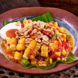 ตำข้าวโพดไข่เค็ม