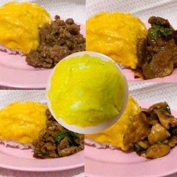 หอมไข่(ข้น)&กะเพราพริกแห้ง