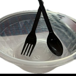 ถ้วย + ช้อนส้อม