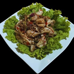 SPICY SQUID SALAD (Rakhine Style) ပြည်ကြီးငါး - ရခိုင်သုပ်